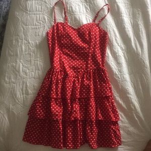 Red Polka dot H&M sundress